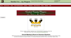 Desktop Screenshot of gratiotcountyplayers.com